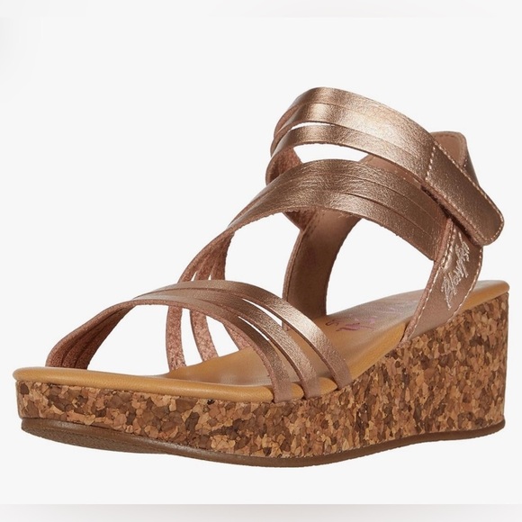 Blowfish Malibu Girls Sandal Wedge Sandal Size 5 - Picture 1 of 5